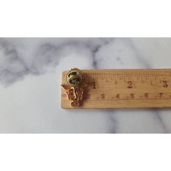 Vintage Gold Avon '85 Rose Pin - Picture 8 of 10